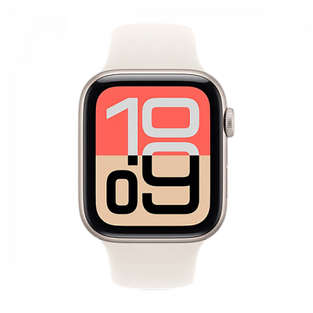 Apple Watch SE 3 (2025) GPS 44mm Aluminum Case with Starlight/Starlight Sport Band