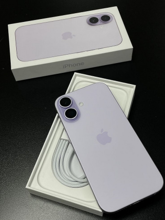 Детальное фото альт iPhone  17 256GB  Lavender  E sim от компании Нофелет